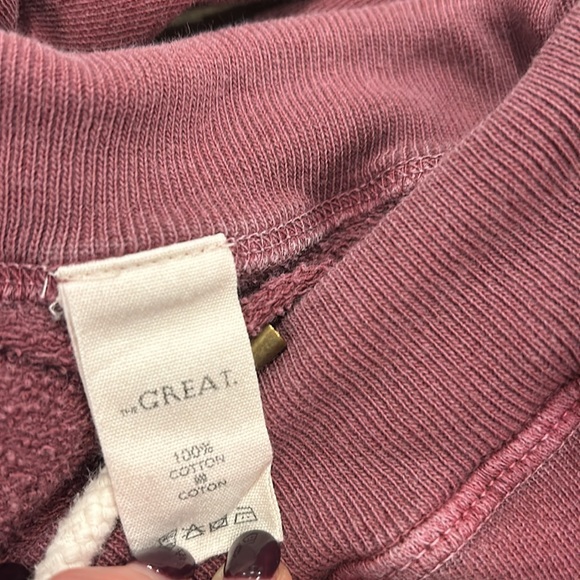 THE GREAT. Maroon Lounge Set - Picture 5 of 6